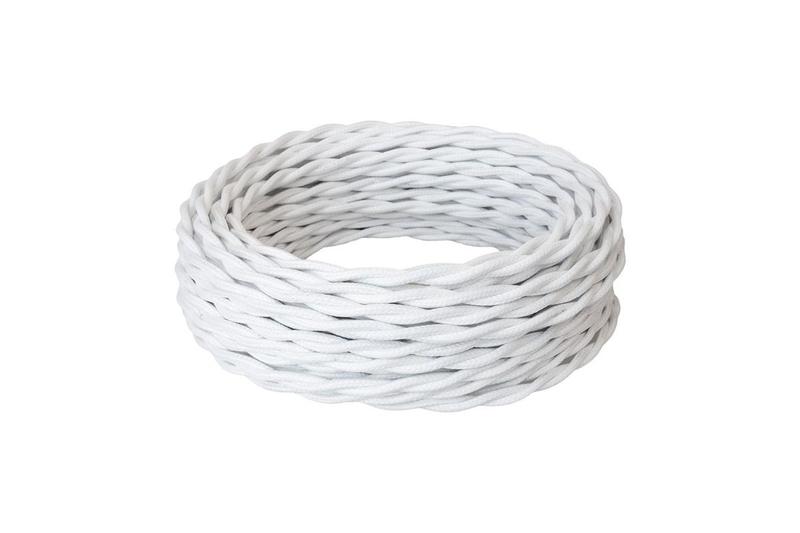 Провод ретро 3х2.5 бел. (уп.20м) RetroElectro 2254738