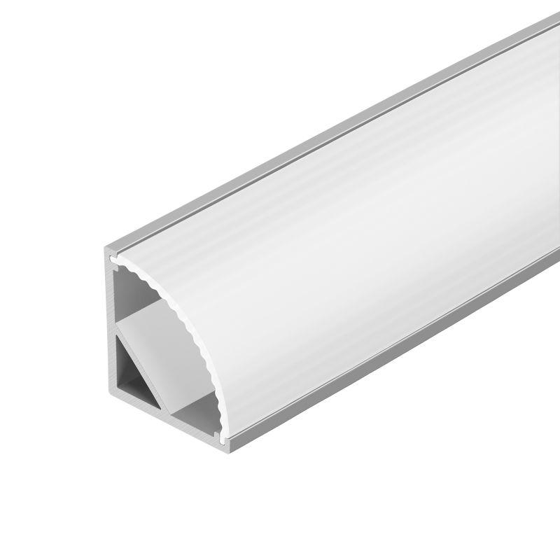 Профиль ARH-KANT-H16-2000 ANOD+OPAL L2000 с экраном алюм. Arlight 036770