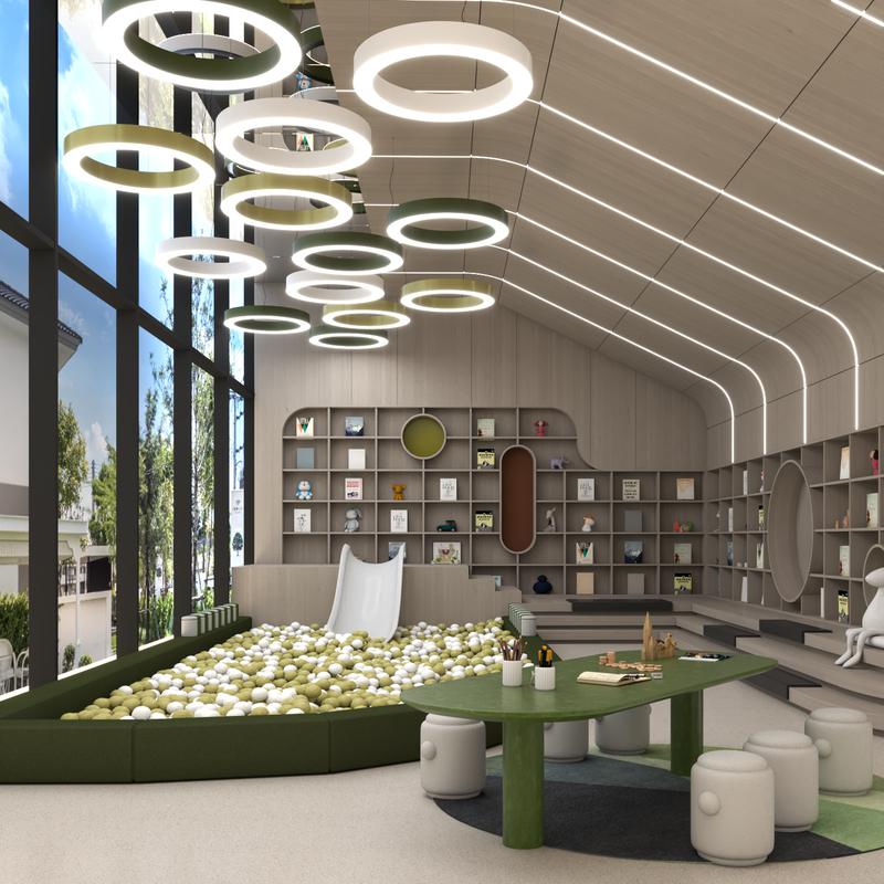 Светильник светодиодный RVE-LBX-HOLE-RING-700-P 52Вт 4000К 700х700х100мм подвесной шир. рассеив.=80мм бел. RVElektro RVE00000268