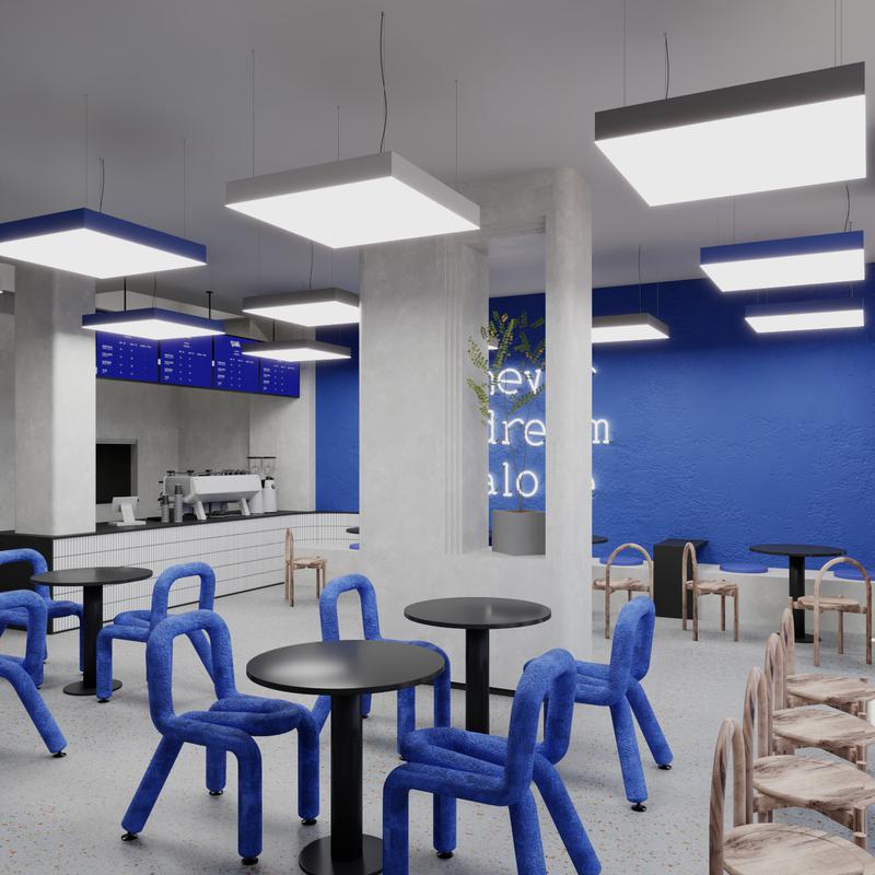 Светильник светодиодный RVE-LBX-BOX-800-P 109Вт 4000К 800х800х100мм подвесной бел. RVElektro RVE00000308