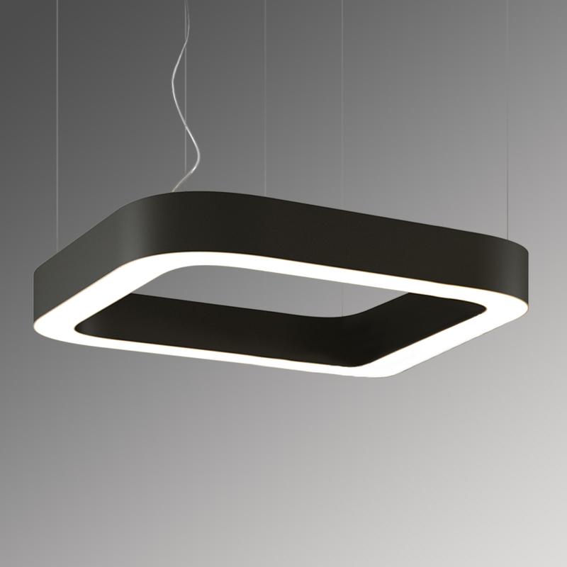 Светильник светодиодный RVE-LBX-HOLE-BOX-SOFT-1600-P 160Вт 4000К 1600х1600х100мм подвесной шир. рассеив.=80мм бел. RVElektro RVE00000353