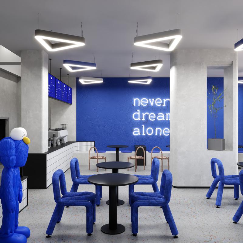 Светильник светодиодный RVE-LBX-HOLE-TRIO-SOFT-600-P 46Вт 4000К 600х534х100мм подвесной шир. рассеив.=80мм бел. RVElektro RVE00000423