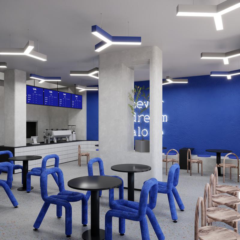 Светильник светодиодный RVE-LBX-TRINITY-1200-P 55Вт 4000К 1200х1039х100мм подвесной шир. рассеив.=80мм бел. RVElektro RVE00000441