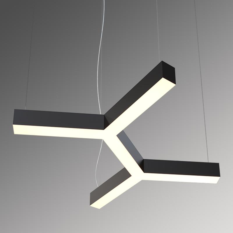 Светильник светодиодный RVE-LBX-TRINITY-2X-2000-P 154Вт 4000К 2000х2292х100мм подвесной шир. рассеив.=80мм бел. RVElektro RVE00000472