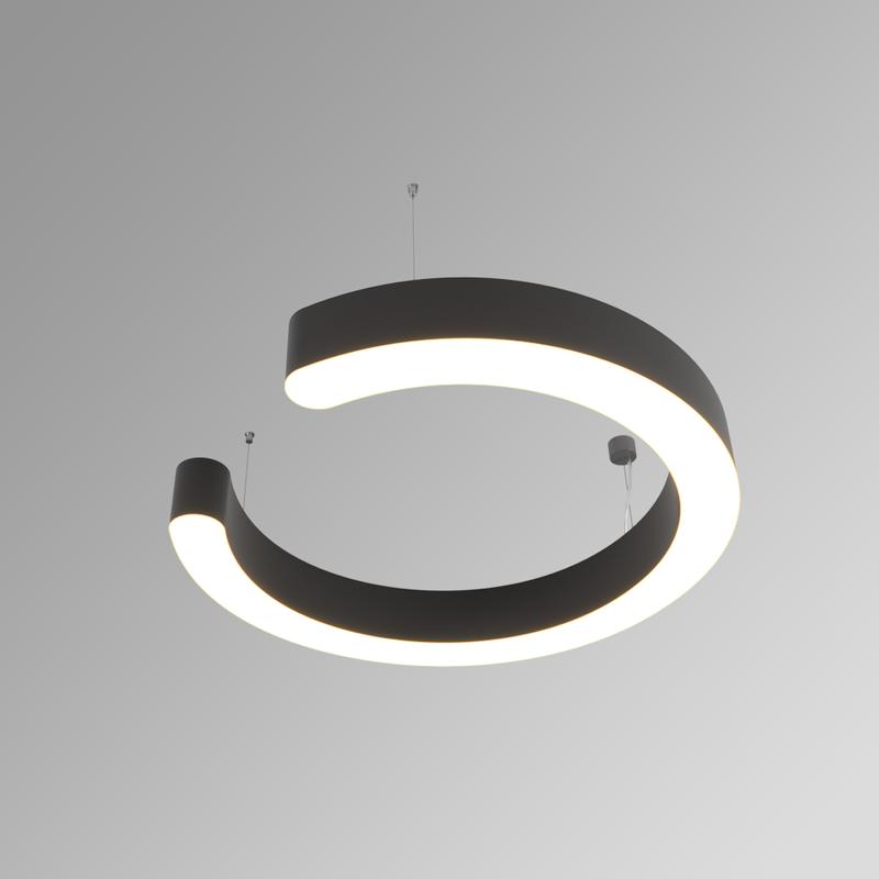 Светильник светодиодный RVE-LBX-DIOS-500-P 31Вт 4000К 500х467х100мм подвесной шир. рассеив.=80мм бел. RVElektro RVE00000763