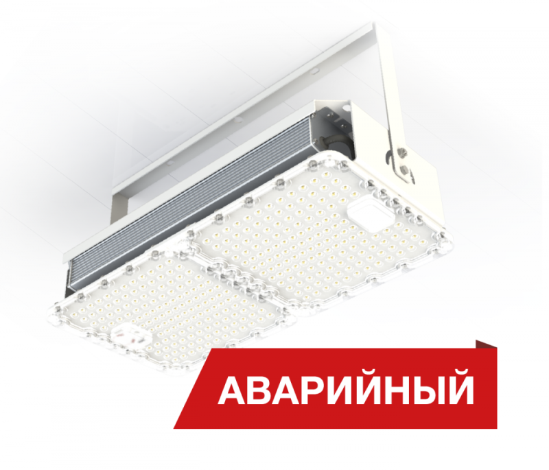 Светильник светодиодный Quadro 105/15500 Г80 105Вт 4000К IP54 15500лм 0.95PF 80Ra Кп<5 лира аварийн. Diora DQ105G80-4K-L-A