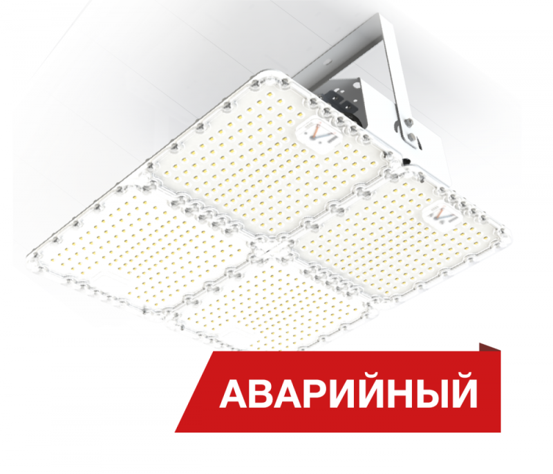 Светильник светодиодный Quadro 135/20000 К25 135Вт 3000К IP54 20000лм 0.95PF 80Ra Кп<5 лира аварийн. Diora DQ135K25-3K-L-A