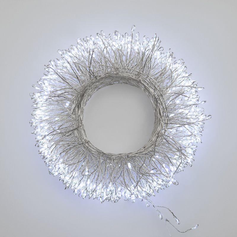 Гирлянда светодиодная "Роса "Фейерверк" 20м 1000LED бел. 10Вт IP44 трансф. в компл. Neon-Night 303-245