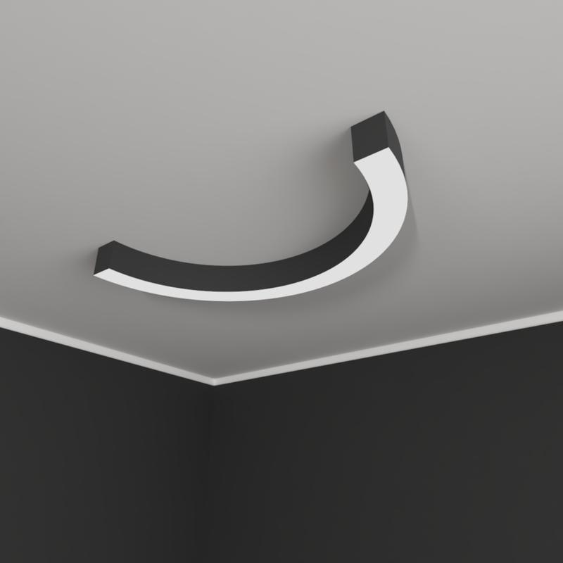 Светильник светодиодный RVE-LBX-ARCO-1200-N 46Вт 4000К 1200х600х100мм накладной шир. рассеив.=80мм бел. RVElektro RVE00001338