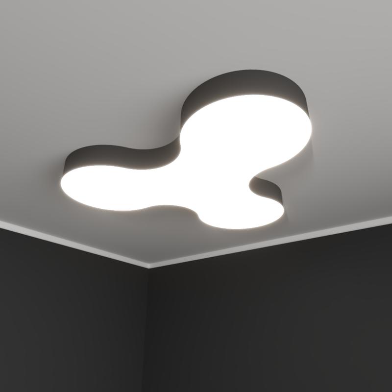 Светильник светодиодный RVE-LBX-SONAR-1200-N 87Вт 4000К 1200х1102х120мм накладной бел. RVElektro RVE00001340