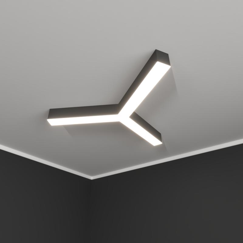 Светильник светодиодный RVE-LBX-TRINITY-500-N 22Вт 4000К 500х433х100мм накладной бел. RVElektro RVE00002077