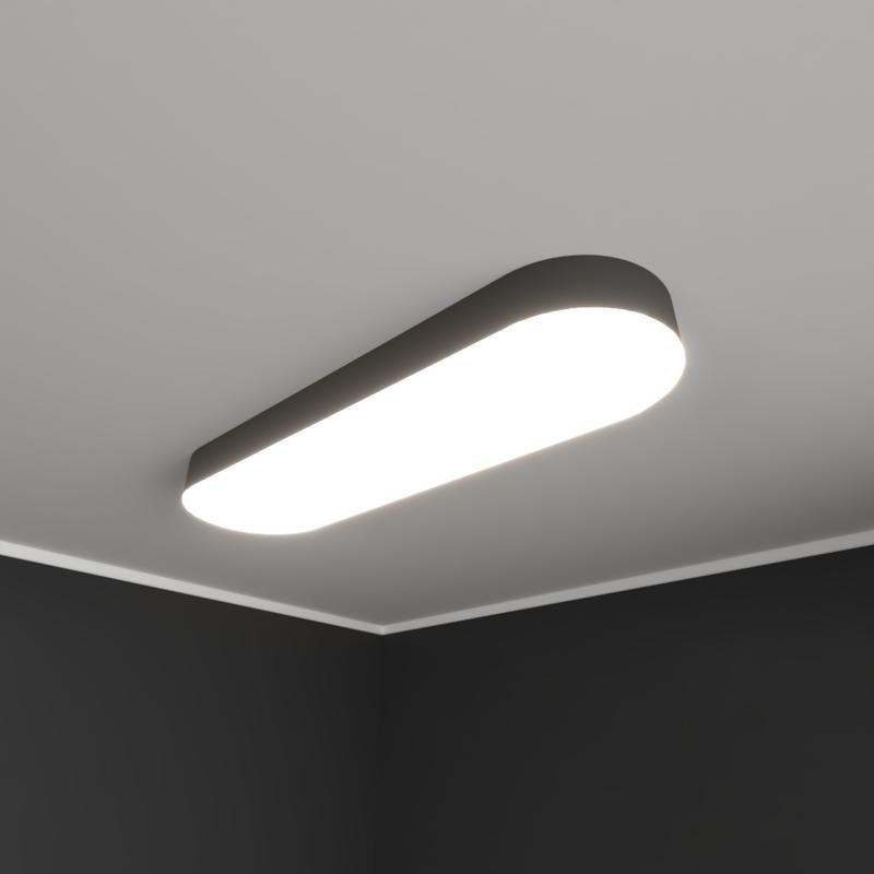 Светильник светодиодный RVE-LBX-LARGO-W-2000-N 118Вт 4000К 2000х350х100мм накладной бел. RVElektro RVE00002116