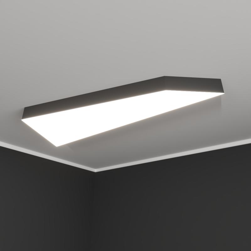 Светильник светодиодный RVE-LBX-ICELAND-1450-N 69Вт 4000К 1450х480х100мм накладной бел. RVElektro RVE00002133