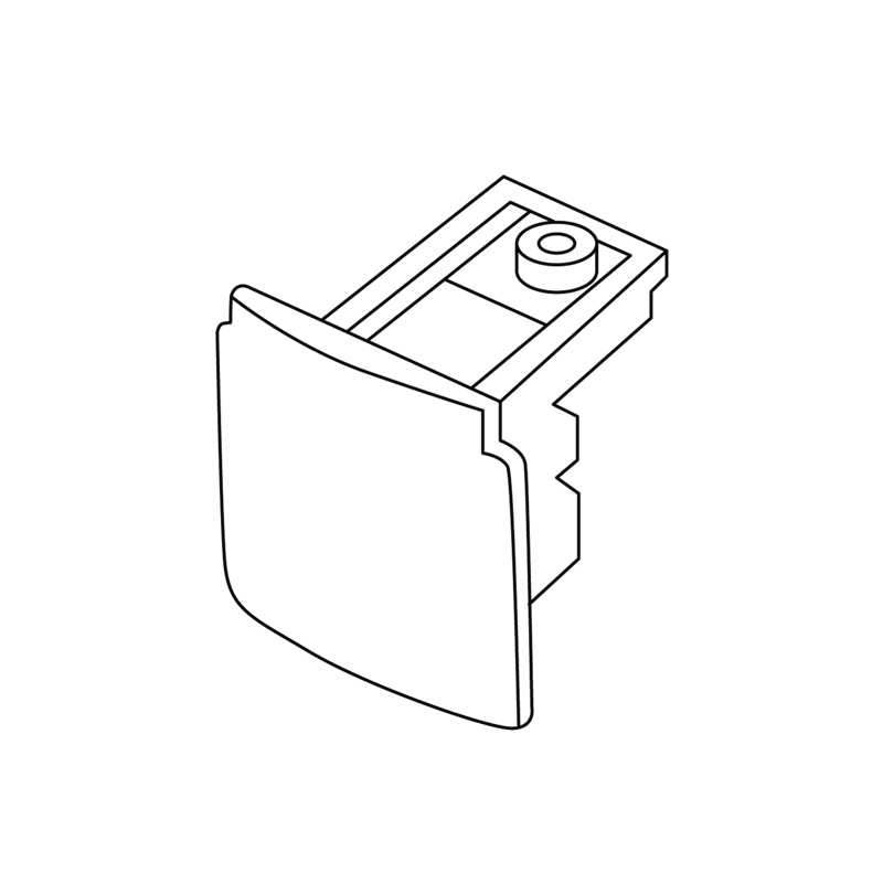 Заглушка End cap TF white СТ 4909001000