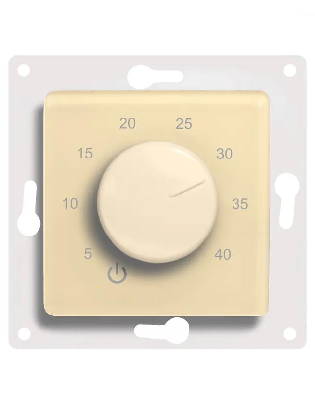 Термостат механический с ручным управлением; датчиком темпер. пола; под рамку Schneider Electric Glossa беж. Extherm Th-HF-G-B