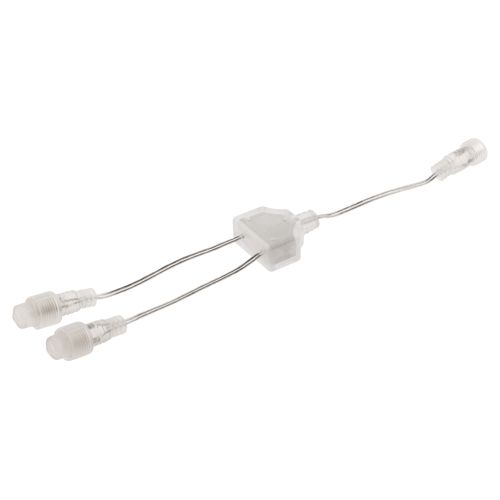 Коннектор У-образный 2 гнезда IP44 24В 30см для низковольтных гирлянд провод ПВХ Эра Б0051902