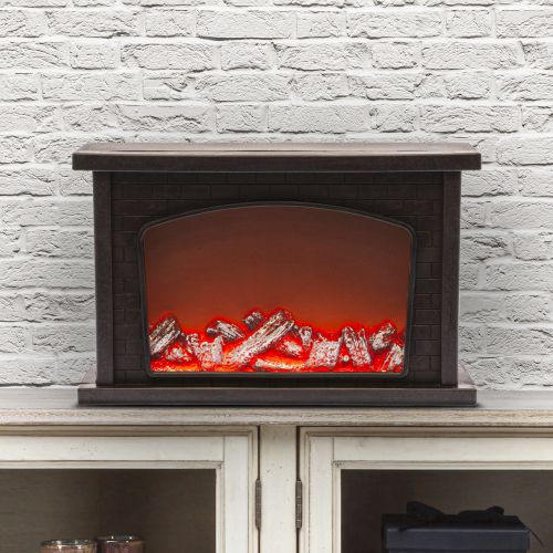 Камин декоративный 33х21см IP20 3хAA USB Эра Б0051947