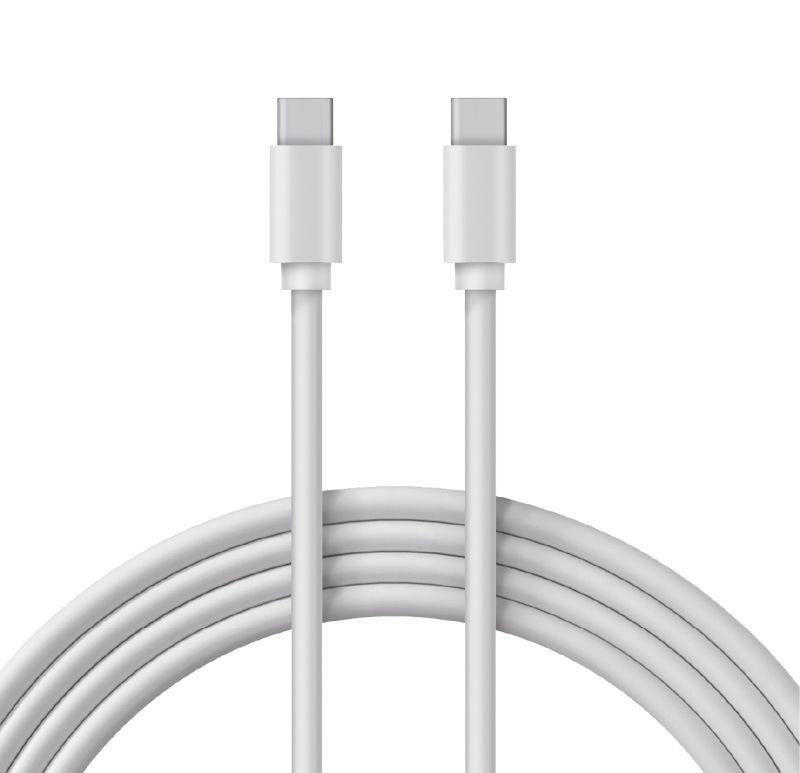 Кабель Type-C-Type-C 3A/1m/PVC/white Rexant 18-1828