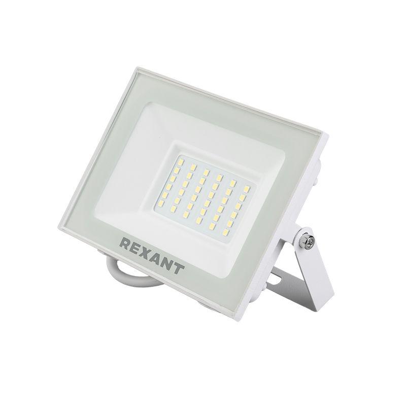 Прожектор СДО 50Вт 4000лм 5000К бел. корпус Rexant 605-026