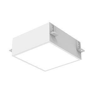 Светильник светодиодный DL-Grill CRI90 для потолка Грильято 200х200мм 25Вт 3000К 186х186х75мм встраив. RAL9003 бел. муар диммер DALI VARTON V1-R0-01810-10D01-4002530