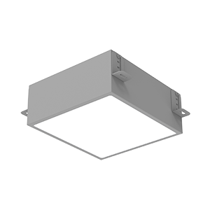 Светильник светодиодный DL-Grill CRI90 для потолка Грильято 200х200мм 25Вт 4000К 186х186х75мм встраив. RAL7045 сер. муар диммер DALI VARTON V1-R0-71810-10D01-4002540