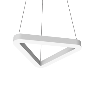 Светильник светодиодный Enso T 690х614х40мм 30Вт 4000К подвесной RAL9003 бел. матов. с опаловым рассеив. VARTON V1-R0-0T524-30000-2003040