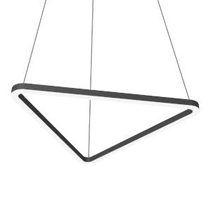 Светильник светодиодный Enso T 1075х947х40мм 78Вт 4000К подвесной RAL9005 черн. матов. с опаловым рассеив. VARTON V1-R0-9T525-30000-2007840