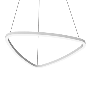 Светильник светодиодный Enso A 1100х1040х40мм 49Вт 3000К подвесной RAL9003 бел. матов. с опаловым рассеив. VARTON V1-R0-0A524-30000-2004930