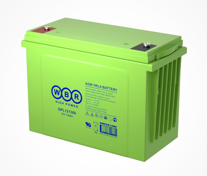Аккумулятор 12В 130Ач WBR GPL121300 WBR