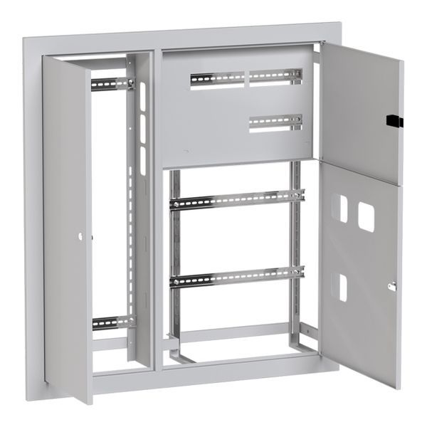 Щит этажный 3кв. слаботочка слева (1000х950х160) Basic EKF mb28-v-3z