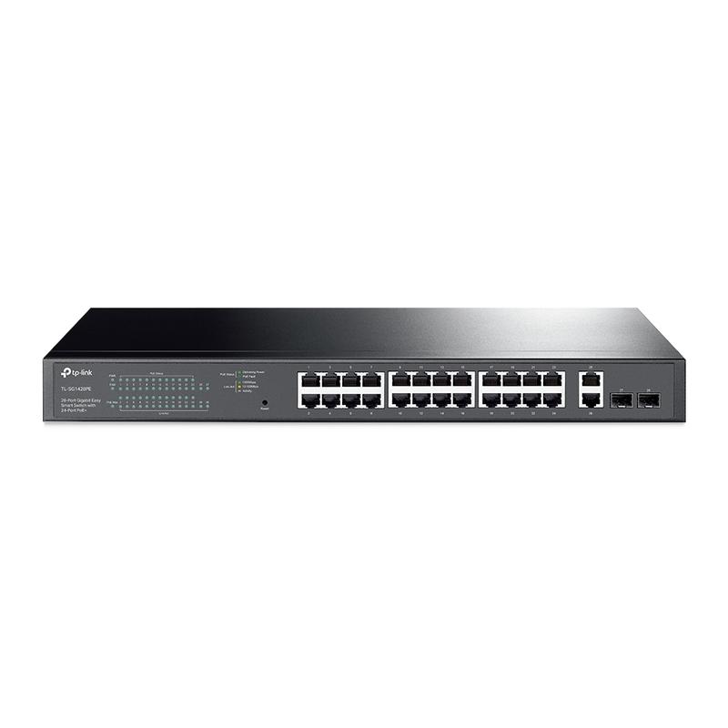 Коммутатор TL-SG1428PE Easy Smart 28-портовый гигабитный с 24 портами PoE+ TP-Link 1800047