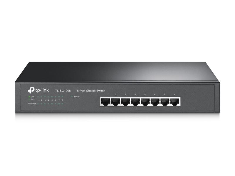 Коммутатор TL-SG1008 8-портовый гигабитный настол./монтируемый в стойку TP-Link 1128421
