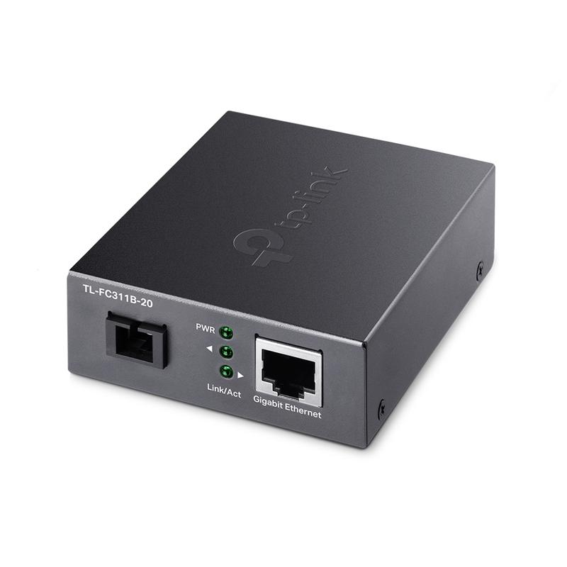 Медиаконвертер TL-FC311B-20 гигабитный WDM TP-Link 1827269
