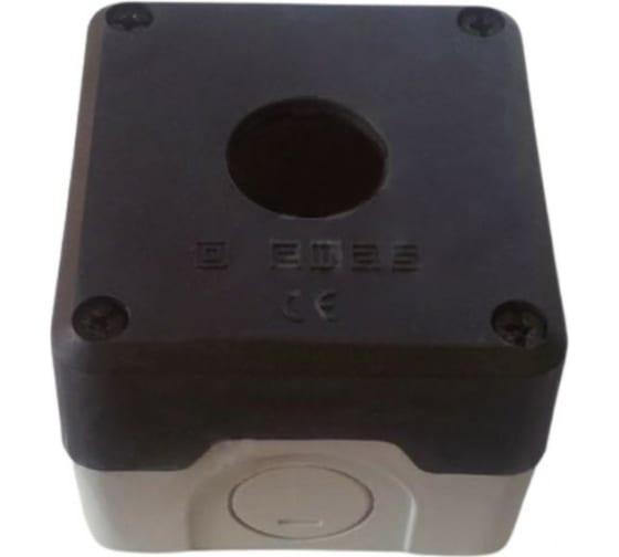 Пост кнопочный 1-м черн./сер. EMAS P1BOS