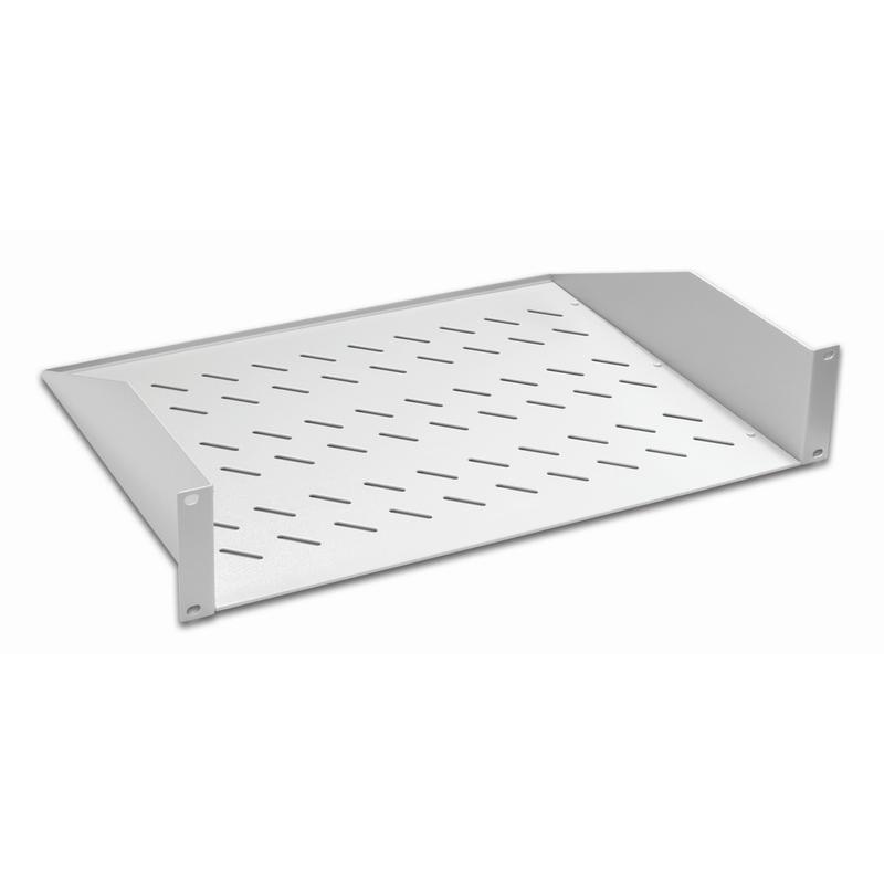 Полка консольная 19дюйм 2U Г=350мм нагрузка до 25кг сер. Datarex DR-412210