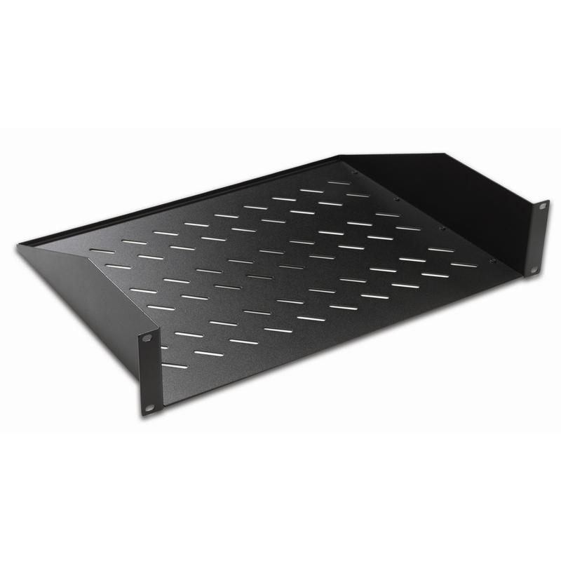 Полка консольная 19дюйм 2U Г=350мм нагрузка до 25кг черн. Datarex DR-412211