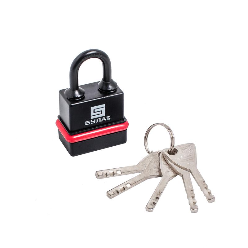 Замок навесной ВС 3-Н45 ПЛ всепогодный 5кл. d6мм Булат 13 981
