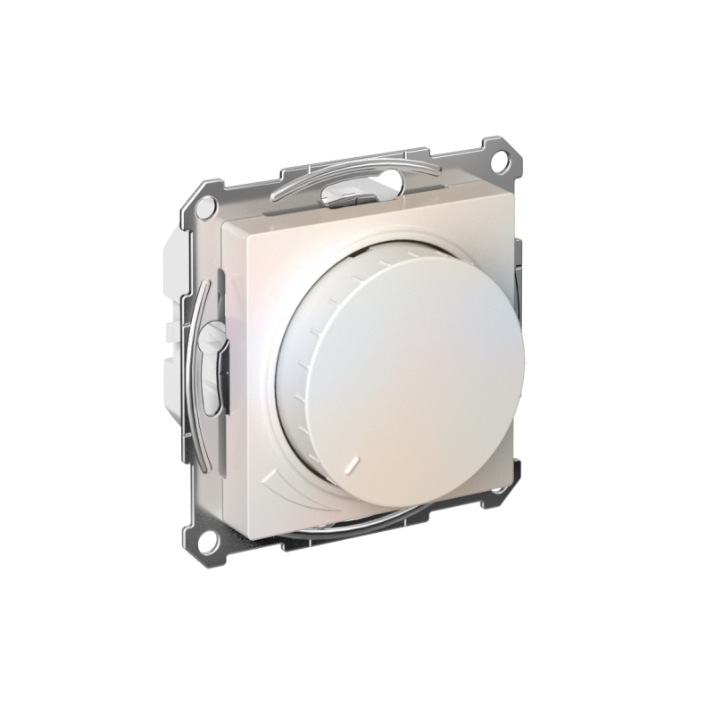 Светорегулятор поворотно-нажимной AtlasDesign 400Вт механизм жемчуж. SE ATN000423