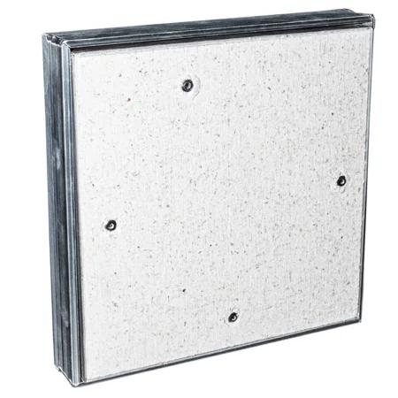 Люк ревизионный D Ceramo 400х400мм скрыт. монтаж съемный алюм. EVECS D4040 ceramo
