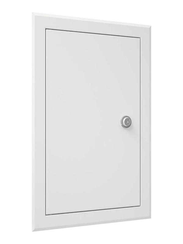 Люк ревизионный ЛТМЗ 310х460мм фланец 250х400мм замок окрашен. сталь EVECS ЛТ2540МЗ