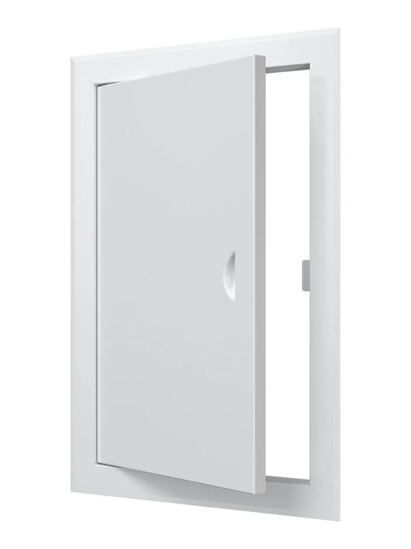 Люк ревизионный ЛТМ 310х460мм фланец 250х400мм ручка магнит окрашен. сталь EVECS ЛТ2540М