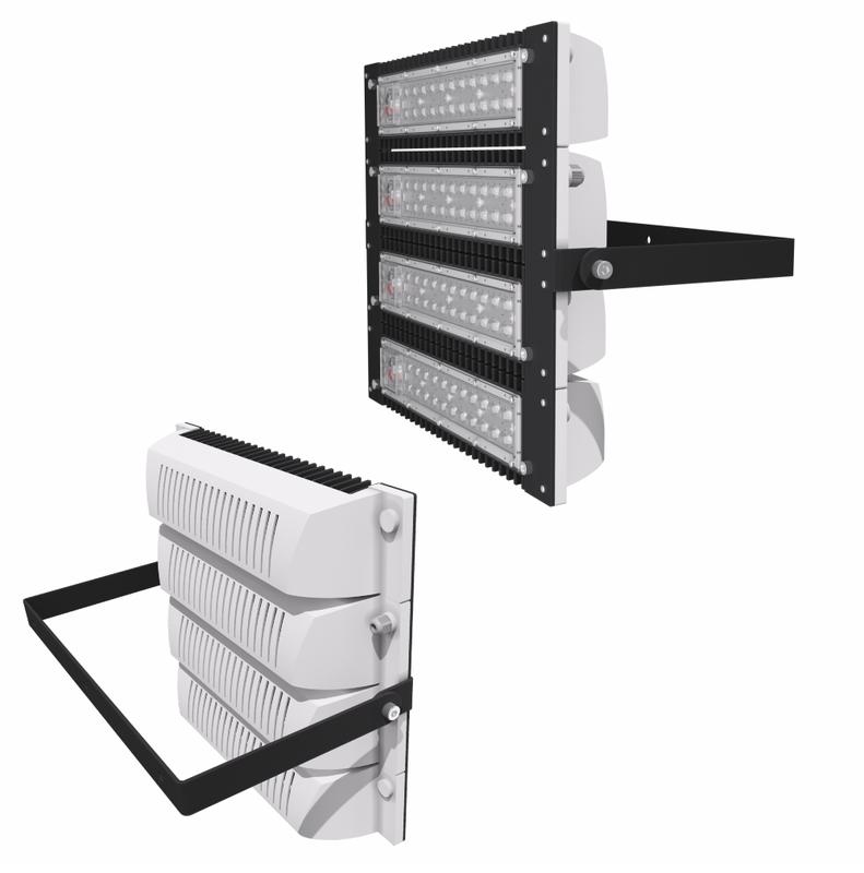 Светильник светодиодный LAD LED R500-4-W-6-300L 280Вт 5000К IP67 230В КСС типа "Ш" крепление на лире ЛАДзавод LADLED4W6300L