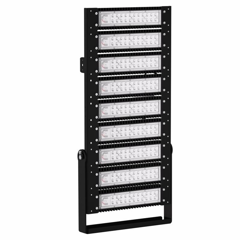 Светильник светодиодный LAD LED R500-9-M-6-650L 630Вт 5000К IP67 230В КСС типа "Ш" крепление на лире ЛАДзавод LADLED9M6650L