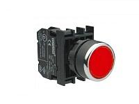Кнопка нажимная круглая красн. (1НО) EMAS B100DK