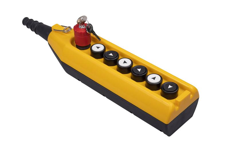 Пульт управления с аварийной кнопкой с ключом CP EMAS PV7EA30B222