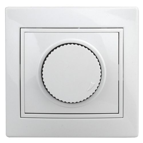 Светорегулятор поворотный СП Plano 1-401-01 600Вт 230В IP20 бел. Intro Б0053935