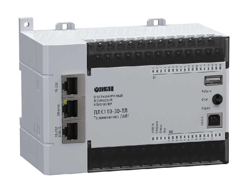 Контроллер для телеметрии и диспетчеризации ПЛК110-220.30-ТЛ ОВЕН 72392
