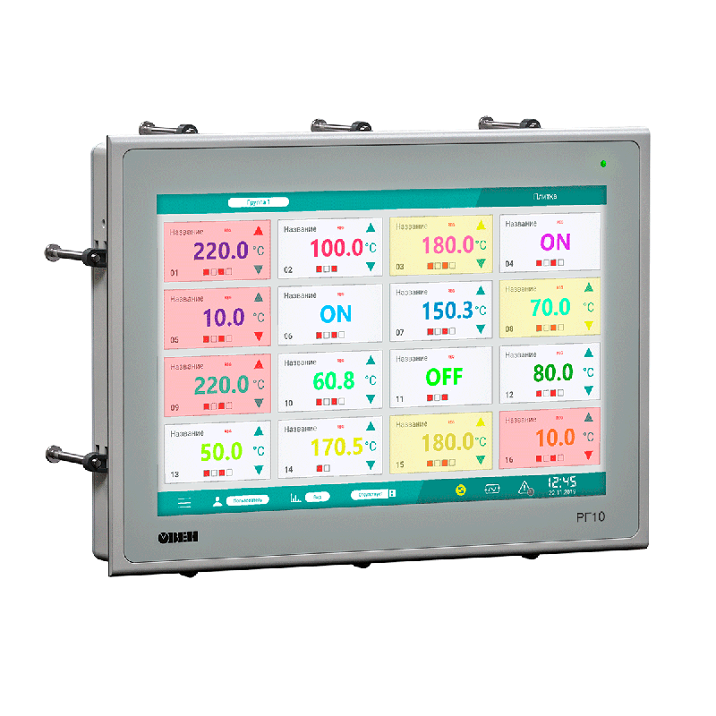 Регистратор видеографический многоканальный РГ10 ОВЕН 102872