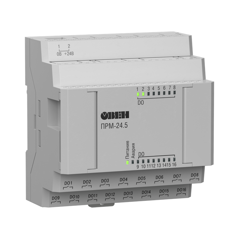 Модуль расширения аналогового ввода/вывода ПРМ-24.3 ОВЕН 85009