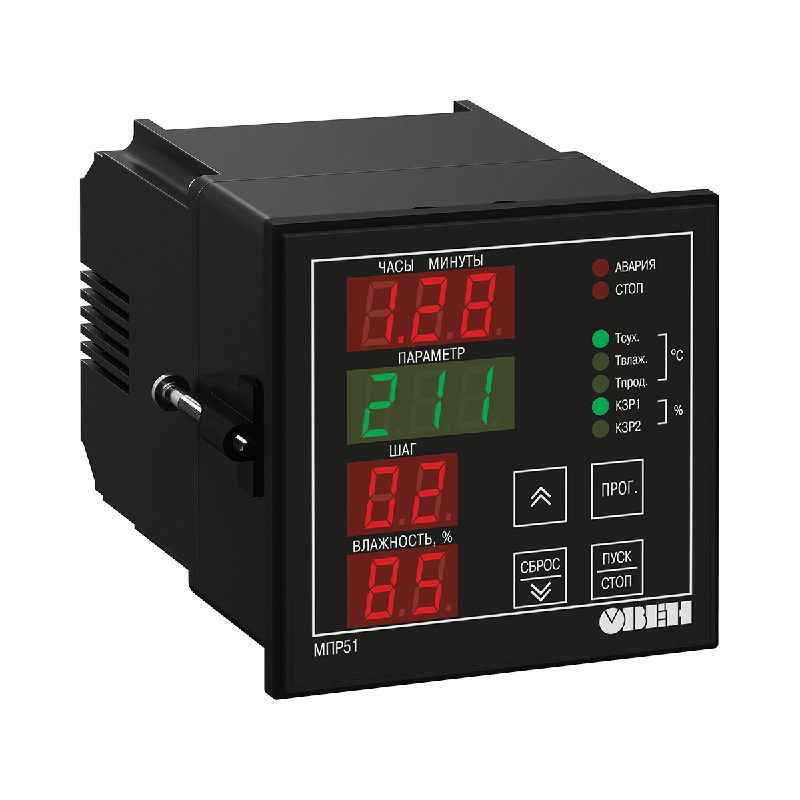 Измеритель-регулятор температуры и влажности МПР51-Щ4.01 ОВЕН 19349